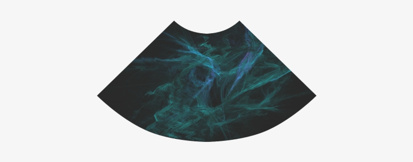 Blue And Green Flame Fractal Atalanta Sundress - Umbrella, transparent png download