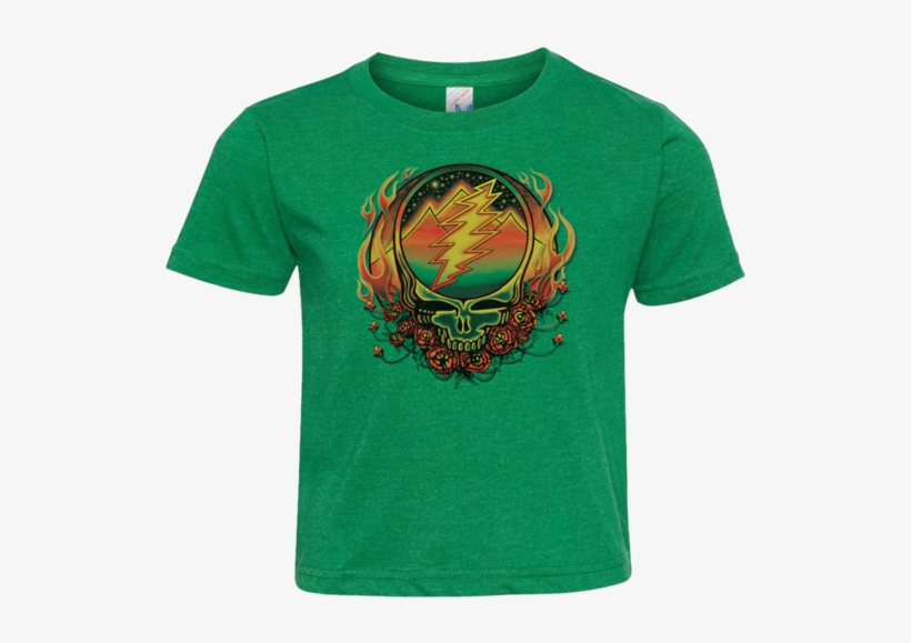 Grateful Dead Scarlet Fire Stealie Toddler T - Steal Your Face, transparent png download