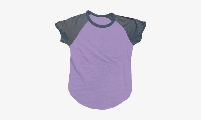 Burnout Lavender/purple Baseball T-shirt - T-shirt, transparent png download