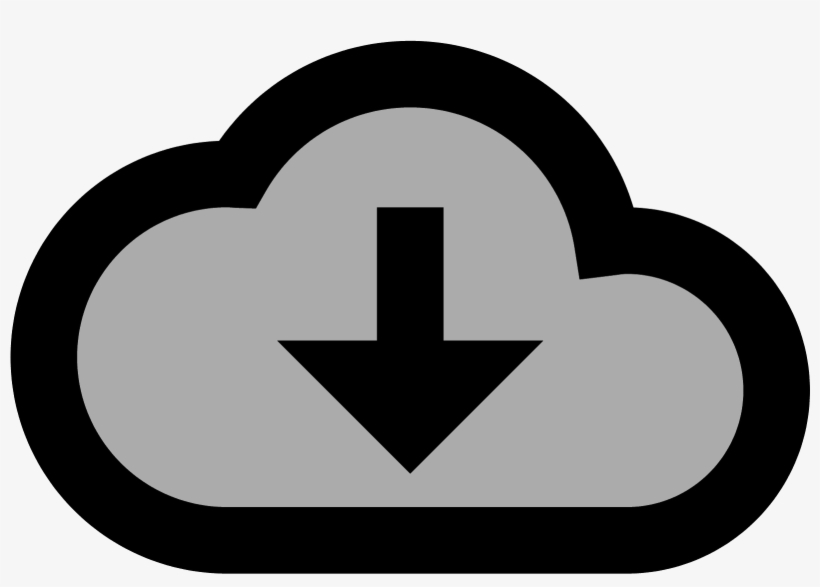 Download From The Cloud Icon - Emblem, transparent png download