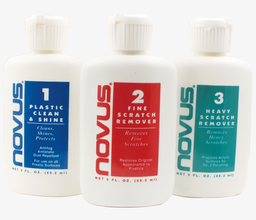 Novus, Set Of Each - Novus Plastic Polish 1 8 Oz, transparent png download