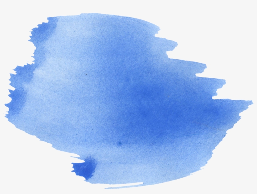 Blue Watercolor Png - Watercolor Painting, transparent png download