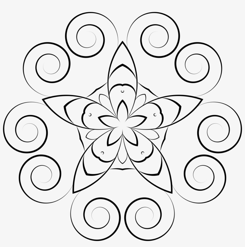 This Free Icons Png Design Of Simple Floral Design, transparent png download