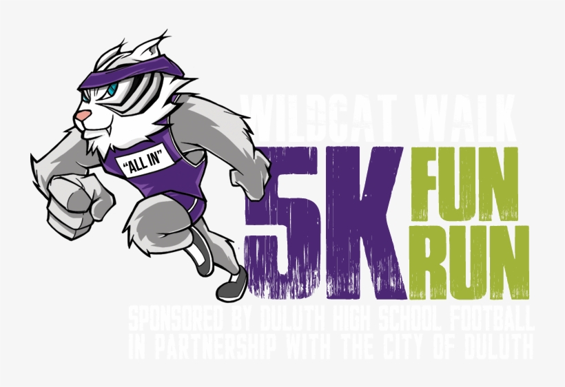 Duluth Wildcat Walk 5k Fun Run - Dana School, transparent png download