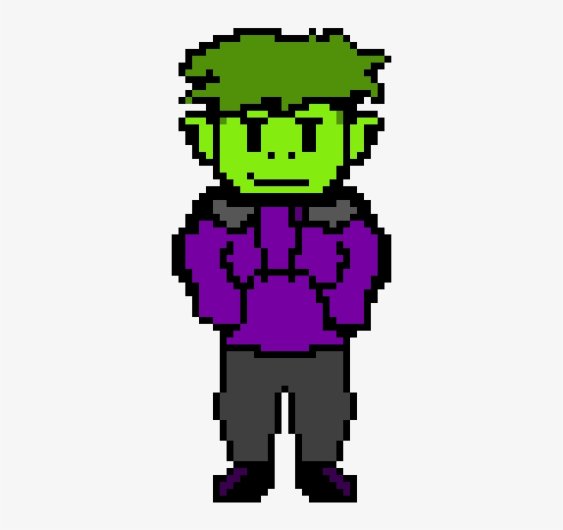 Beast Boy-teentale - Pixel Art, transparent png download