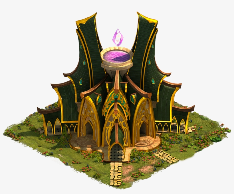 01 Town Hall Elves 14 Cropped - Elvenar, transparent png download
