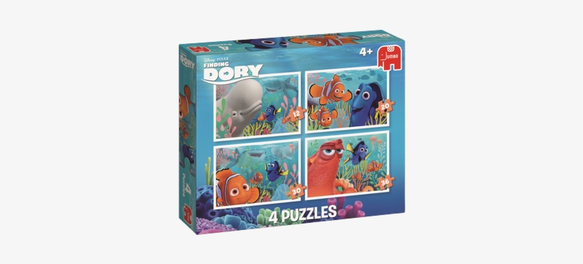 Disney Finding Dory 4in1 Puzzle - Disney Pixar Finding Dory 4in1 Puzzle, transparent png download
