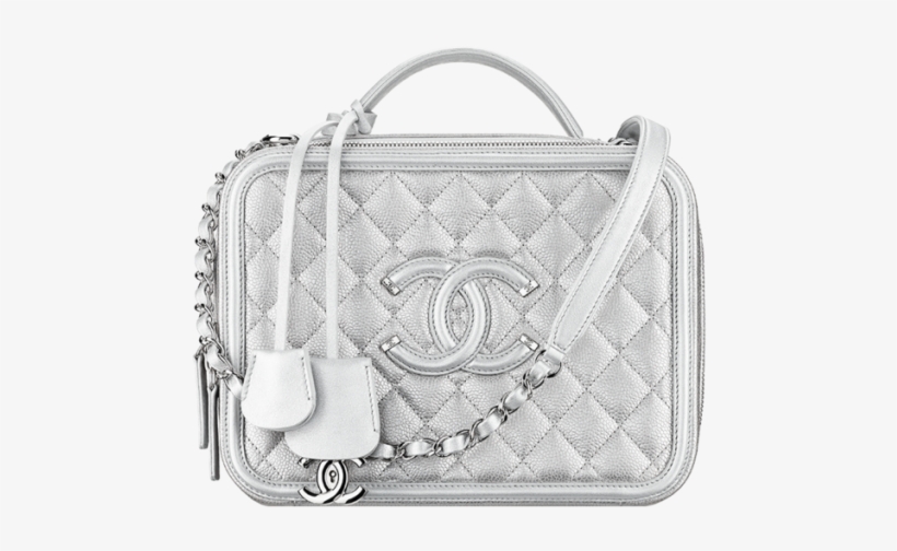 Silver Color Vanity Bag Transparent PNG - 616x508 - Free Download on ...