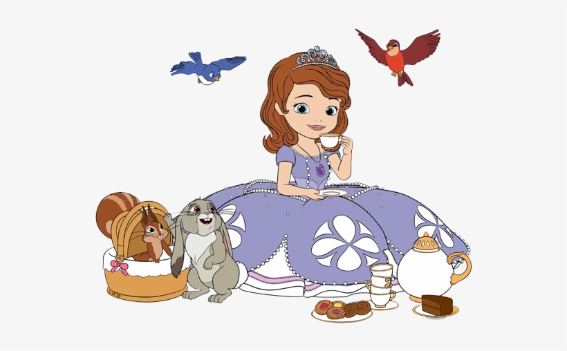 Sofia Having Tea - Sofia The First In Png, transparent png download