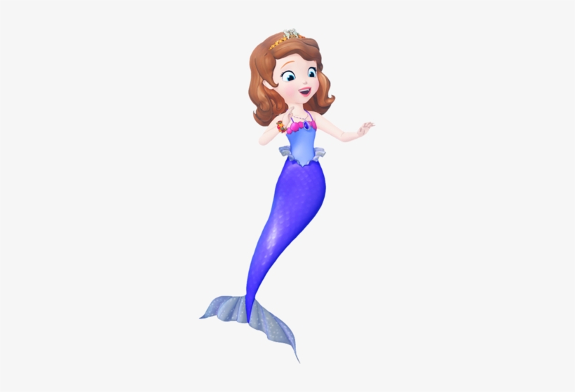 Sofia's Mermaid Form - Sofia The First Mermaid Sofia, transparent png download