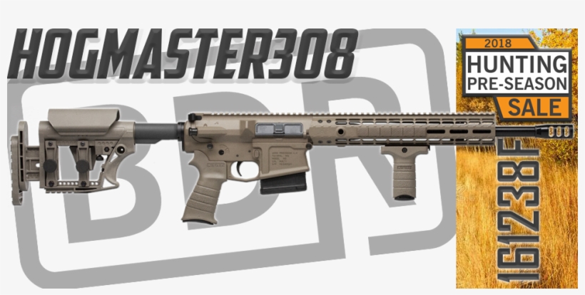 Black Dirt Rifleworks Hogmaster 308 Rifle - Rifle, transparent png download