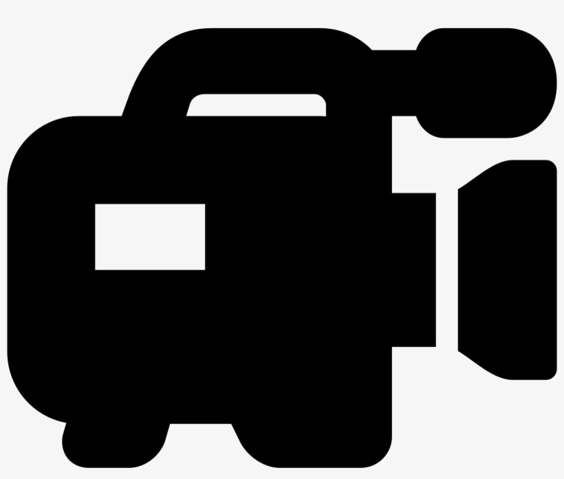Video Camera Filled Icon - Camcorder Icon, transparent png download