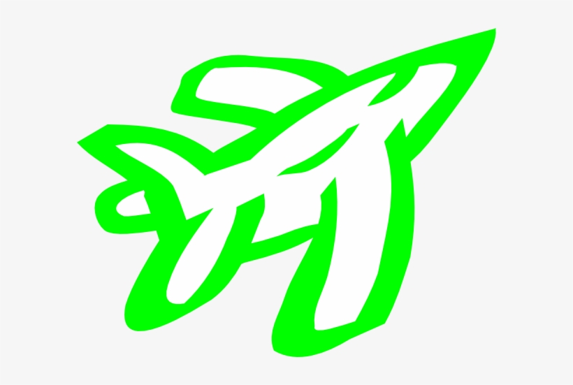 How To Set Use Green Airplane Icon Png, transparent png download