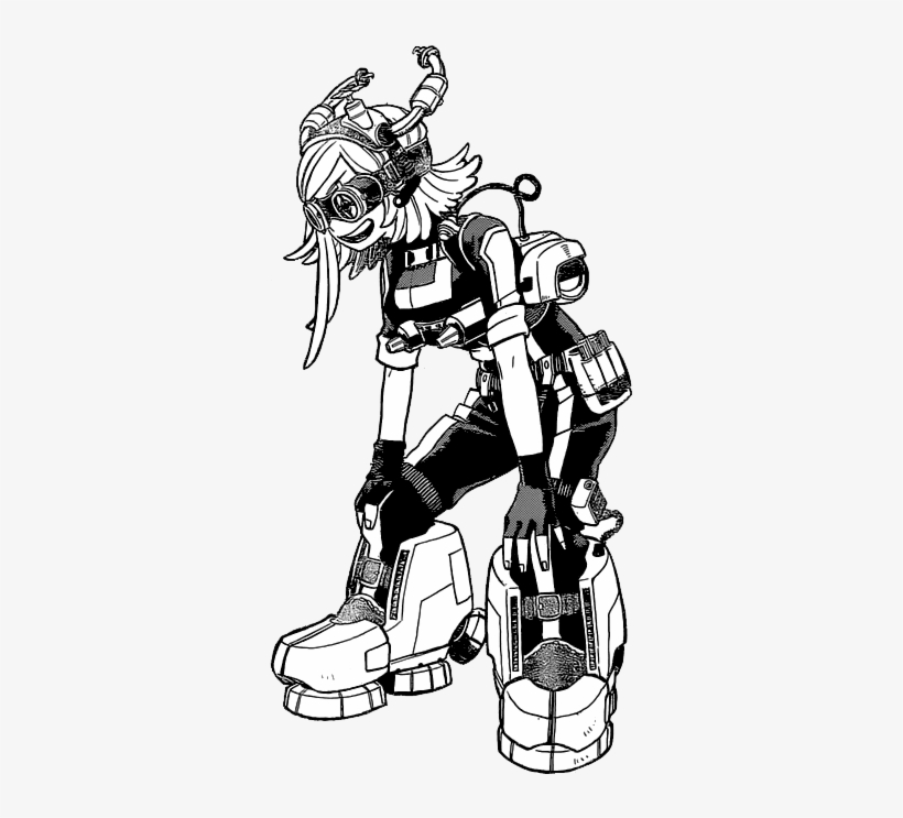 Mei Hatsune Full Body Of Gadgets Sports Festival - My Hero Academia Tech, transparent png download