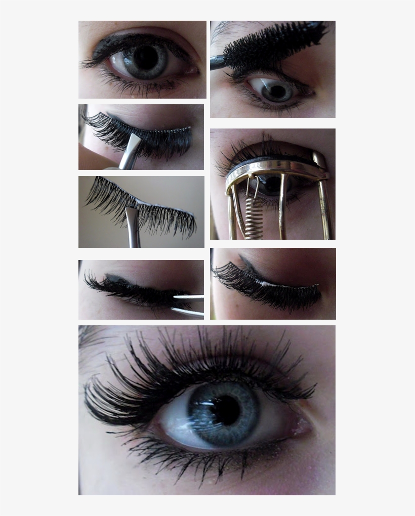 The Best Way To Apply False Lashes - Best False Eyelashes Uk, transparent png download