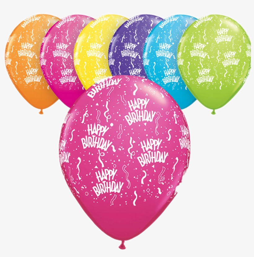 Call - Qualatex Happy Bithday Latex Balloons, transparent png download