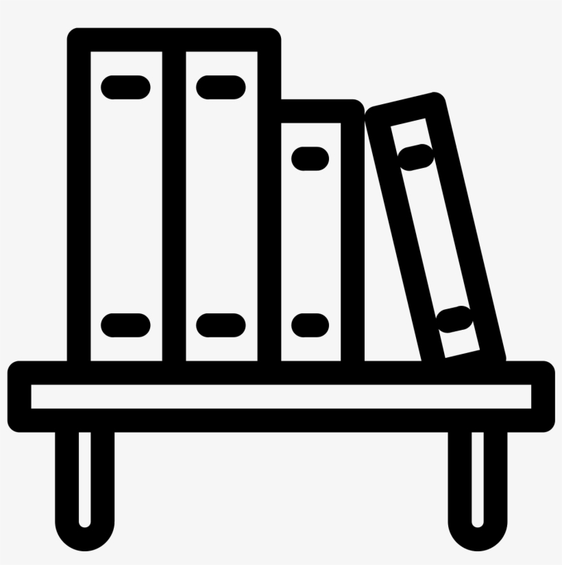 Jpg Library Library Book Shelf Icon Free Download Png - Beach Huts Icon Png, transparent png download