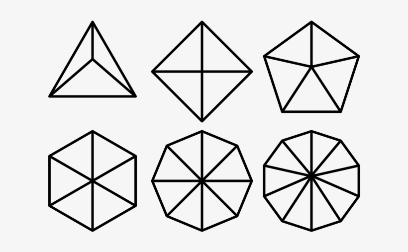 A Group Of Shapes, All With Lines Leading To Their - Drawings Of Lines And Shapes, transparent png download