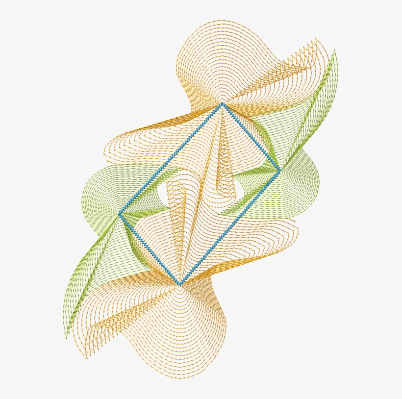 Geometric Embroidery - - Illustration, transparent png download
