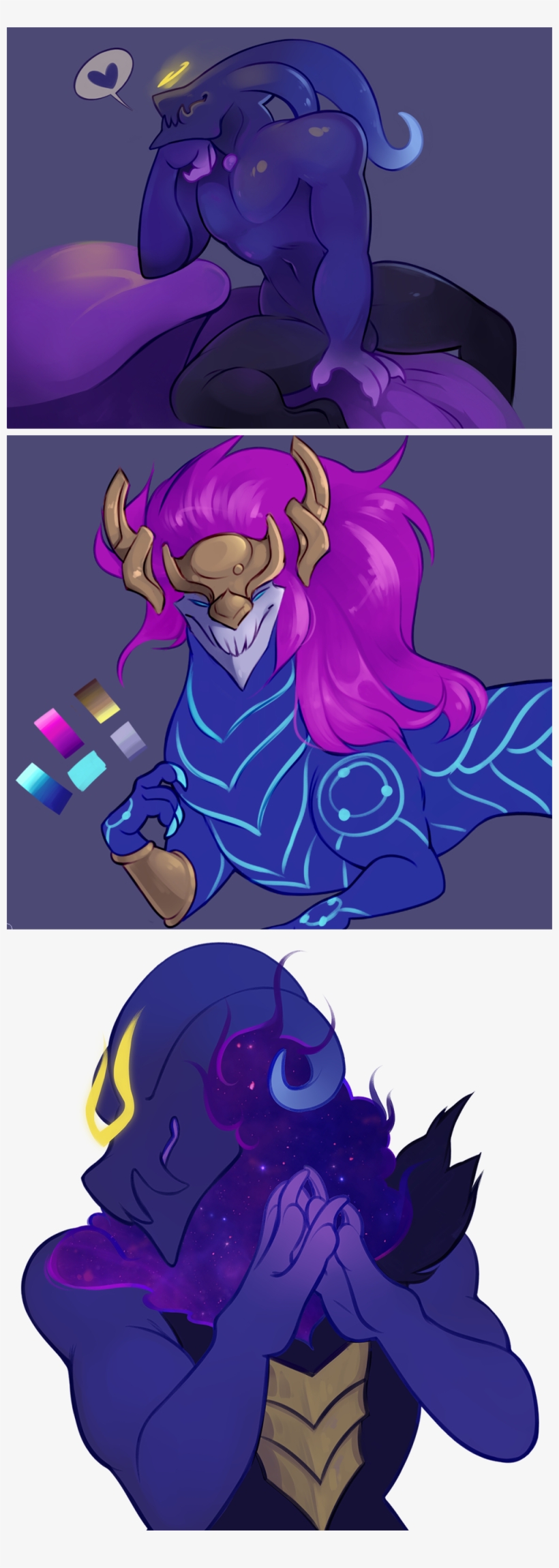 Aurelion/thresh Doodles - Cartoon, transparent png download