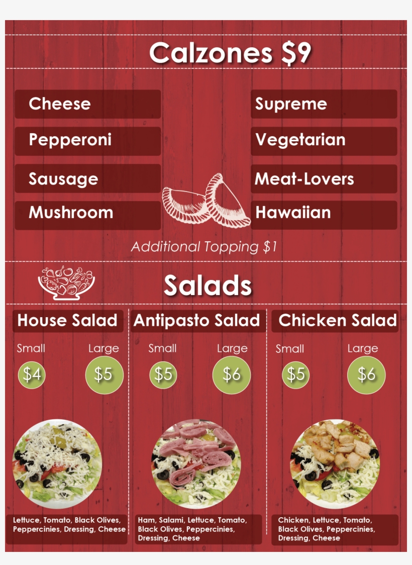 Calzone & Salad - Sekihan, transparent png download