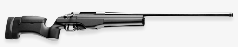 Trg 42 Bolt Action Sniper Rifle Shown In Black - Rifle, transparent png download