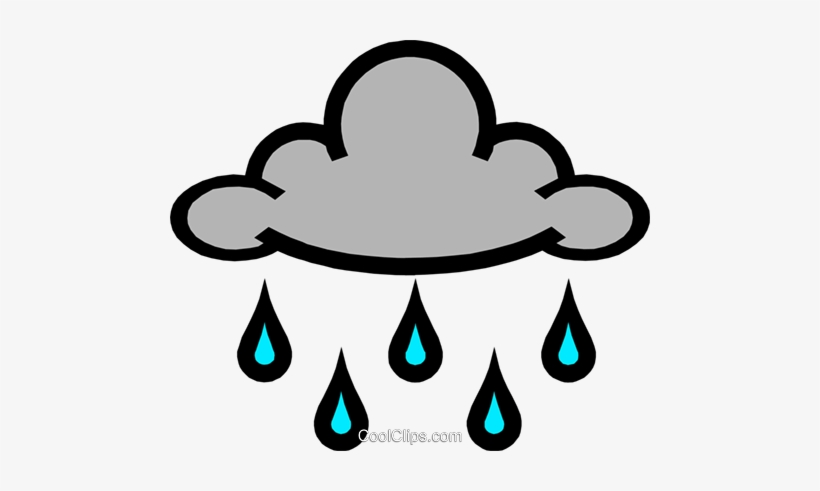 Las Nubes De Lluvia Libres De Derechos Ilustraciones, transparent png download
