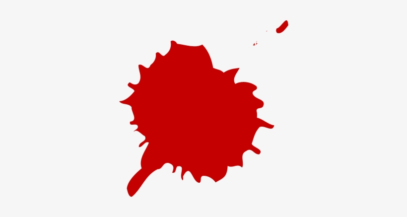 Blood Paint Cliparts - Blood Splash, transparent png download