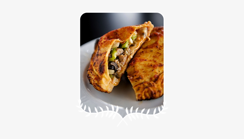 Calzone With Mushrooms, Peppers And Onions - Doughby's Calzones, transparent png download