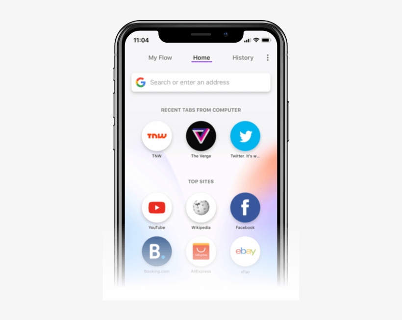 Opera Touch For Ios - Iphone, transparent png download