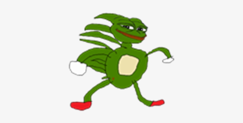 Sanic Pepe Transparent - Pepe The Frog Sanic, transparent png download