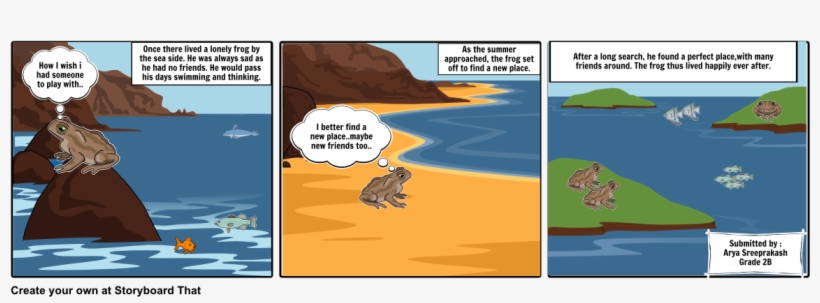 The Lonely Frog - Cartoon, transparent png download