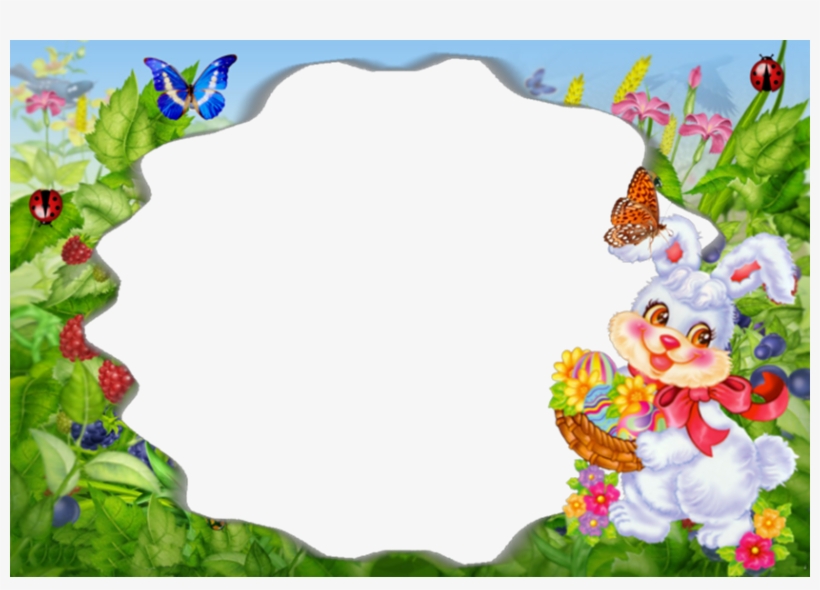 Moldura Para Fotos Pc3a1scoa Coelho Frames Png Pascoa - Bordas Para Pascoa, transparent png download