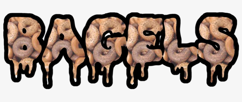 Bagels Text - Bagel, transparent png download