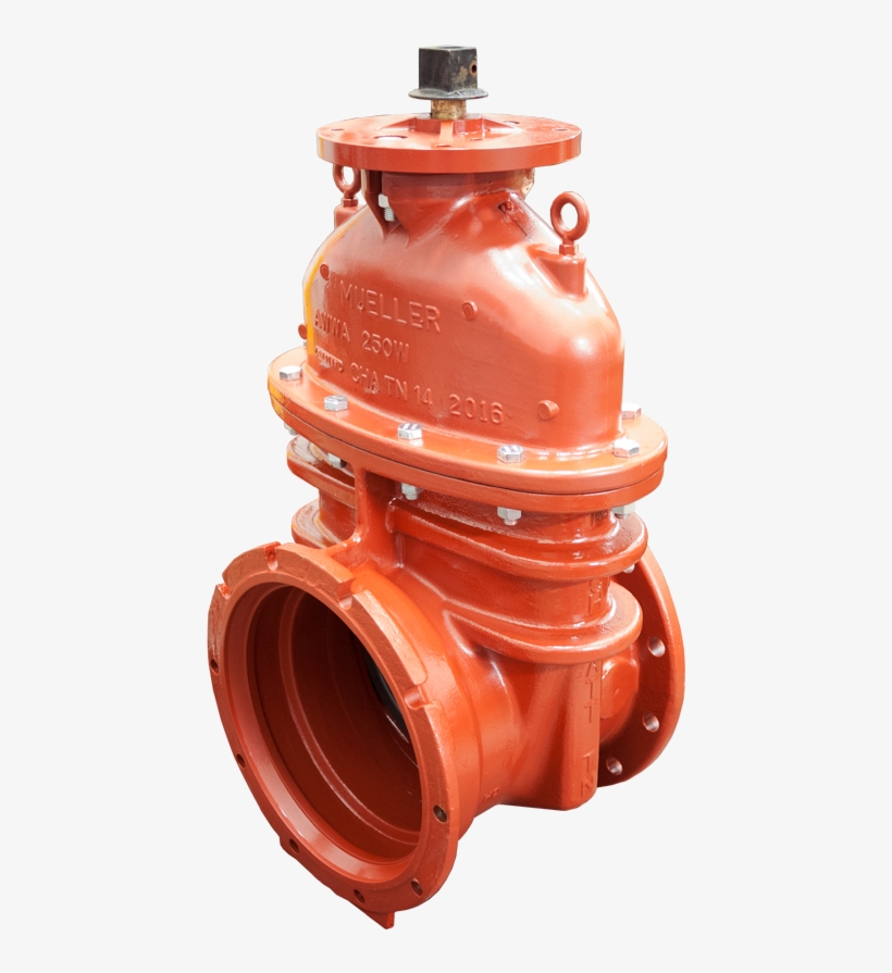 Post Indicator Valve 14"-24" Flange X Mechanical Joint, transparent png download