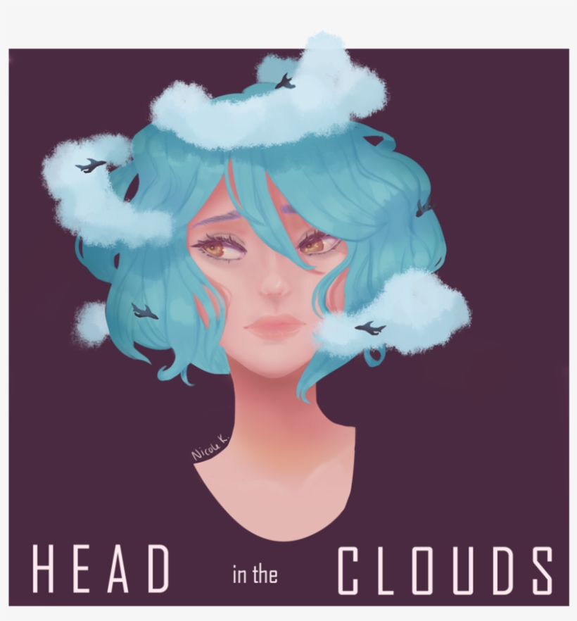 Png Free Stock Drawing Digitally Cloud - Drawing, transparent png download
