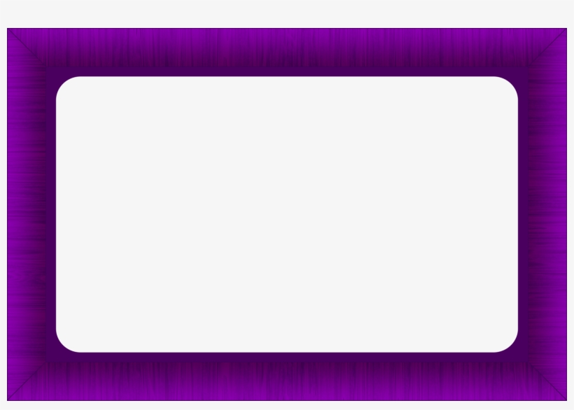 Purple Wooden Picture Frame Png, transparent png download