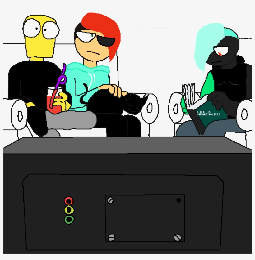 Watching The Teletubbies With Strangers - Cartoon, transparent png download