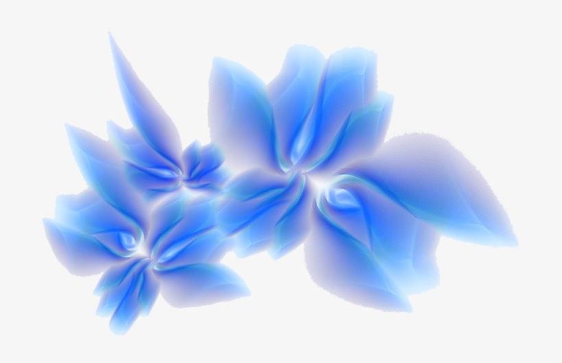 Blue Flower Border Designs, transparent png download