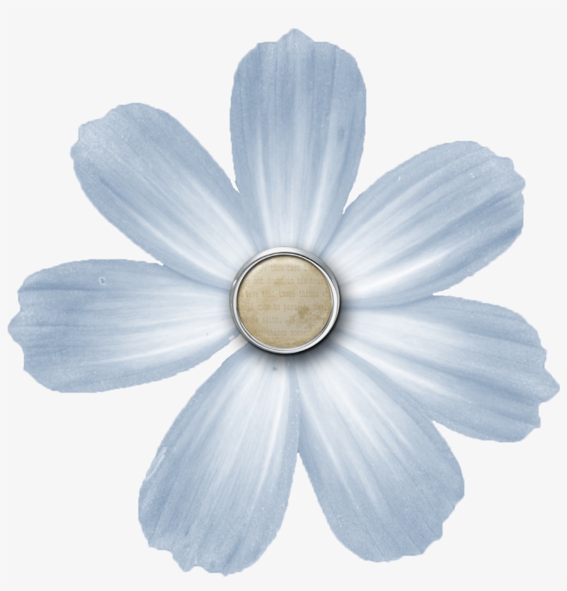 Brad Fl Blue Lt Ge - Free Png Scrapbook Elements, transparent png download