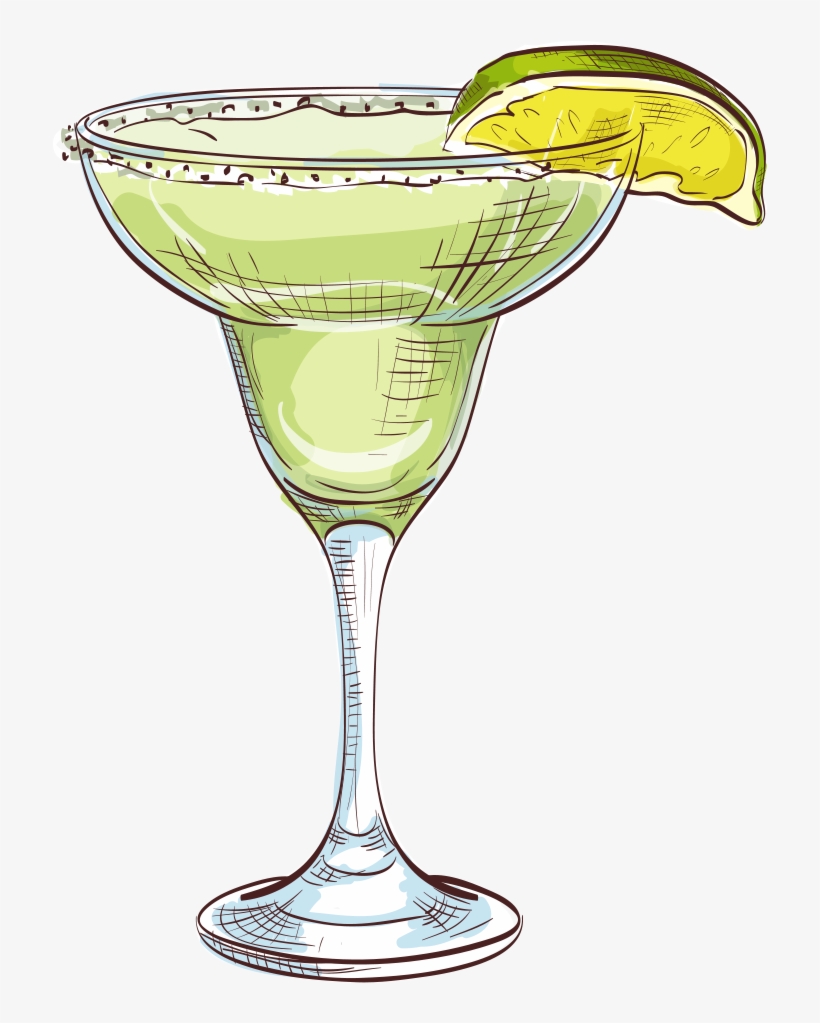 Vector Margarita Martini Juice Transprent Png Free - Cocktail Margarita, transparent png download