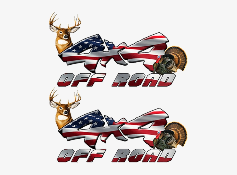 Turkey/deer American Flag - Turkey Hunting, transparent png download
