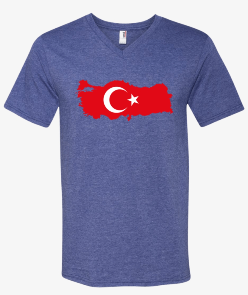 V Neck T Shirt - T-shirt, transparent png download