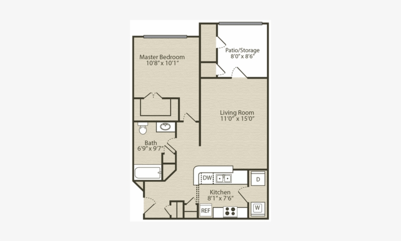 Floor Plansthe Wisteria - The Retreat At Peachtree City, transparent png download