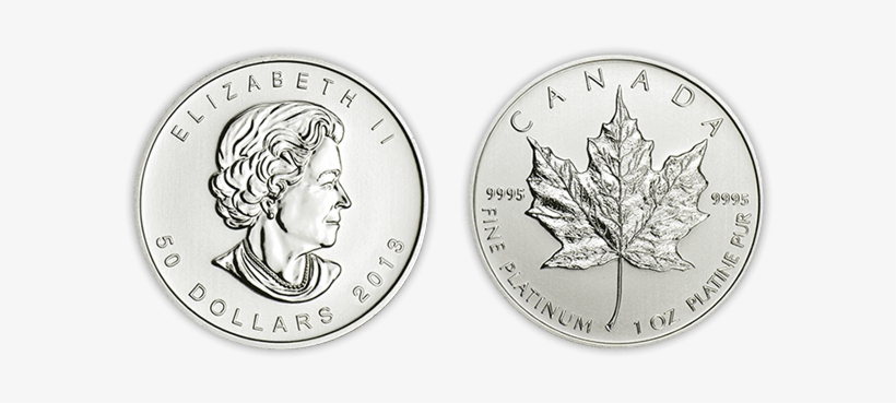 Platinum Canadian Maple Leafs - Canadian Platinum Maple Leaf, transparent png download