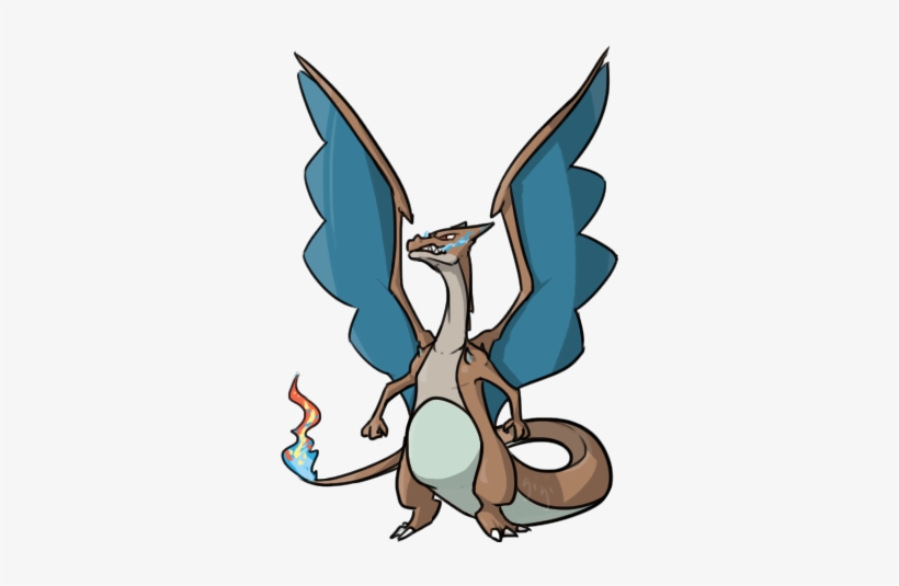 Chocolate Charizard - Cartoon, transparent png download