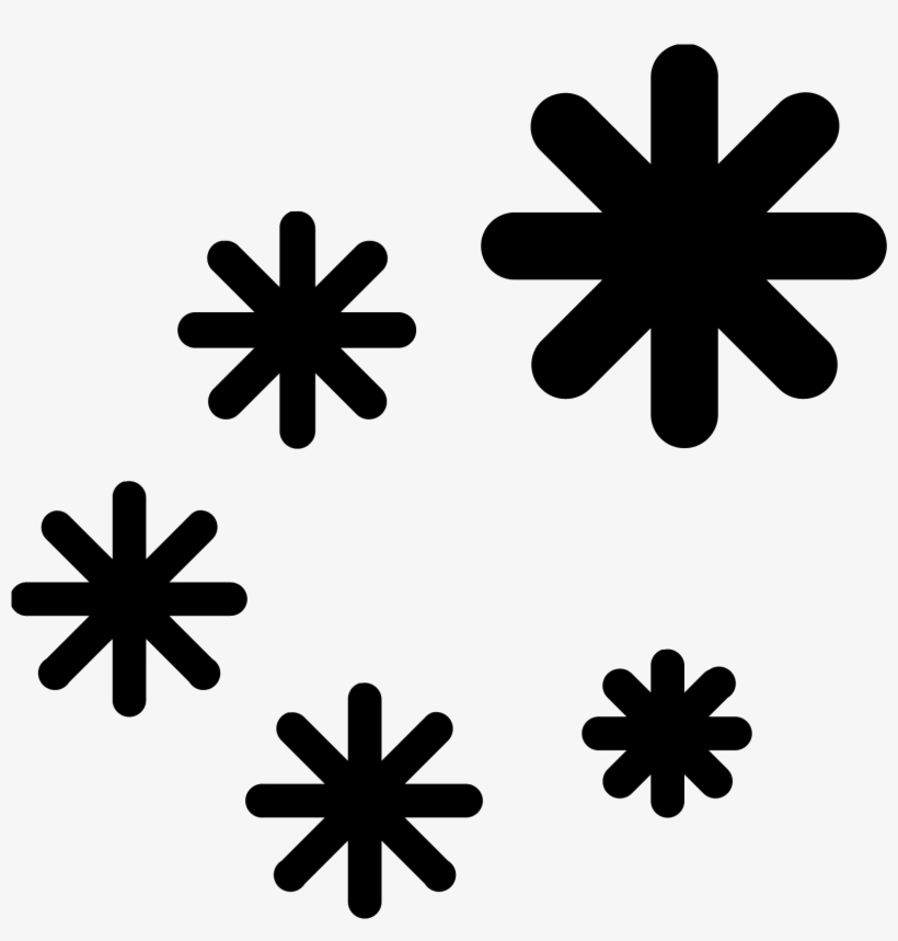 Snow Storm Icon This Is A Picture Of Six Snowflakes - Dust Icon, transparent png download