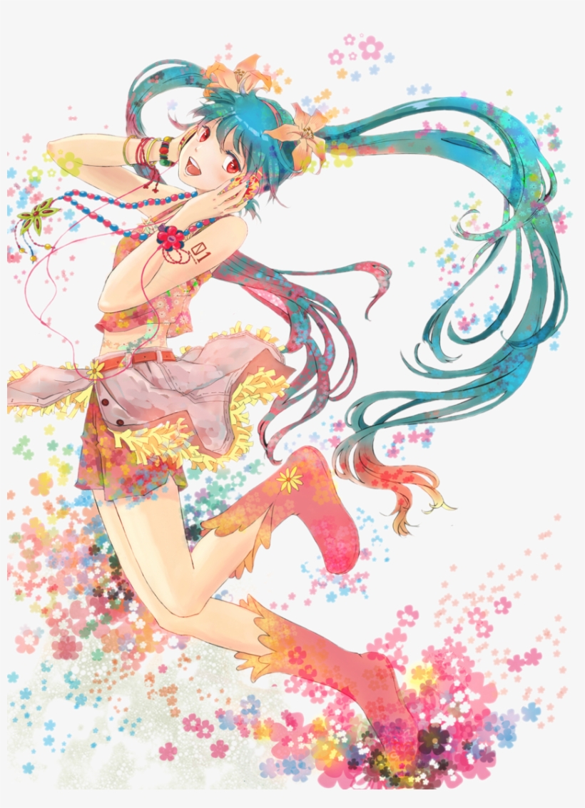 1ab093ab1195 - 春 ミク, transparent png download