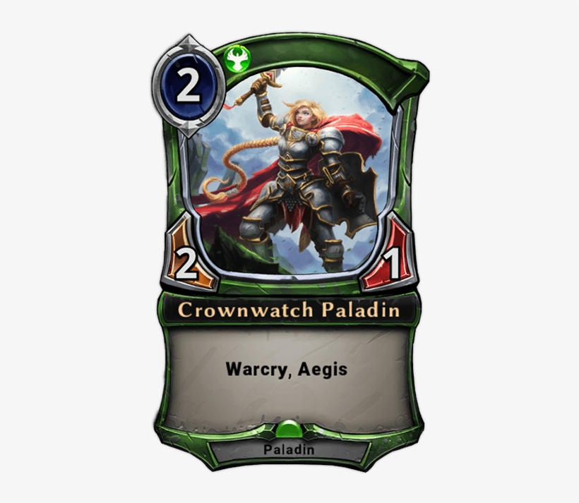 Eternal Card Game Crownwatch Paladin, transparent png download