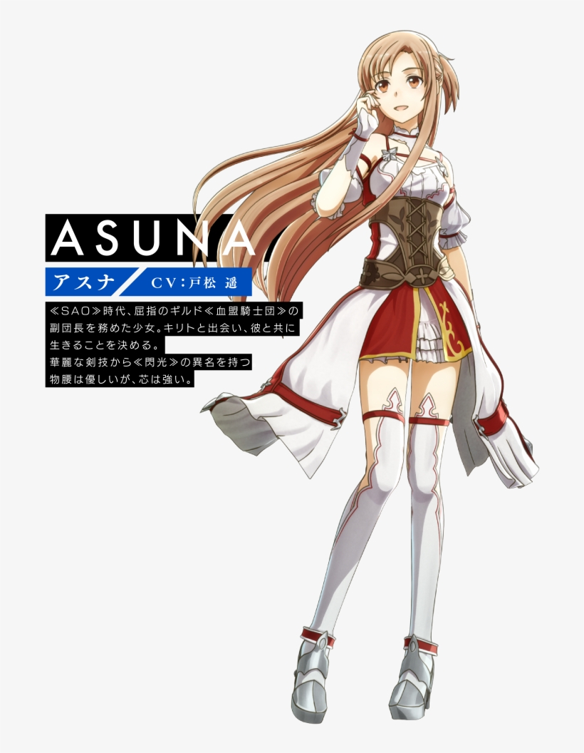 Hr Asuna - Sword Art Online Hollow Realization Asuna, transparent png download